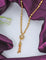 Designer Golden Tassel Elegance Haaram Thali Chain