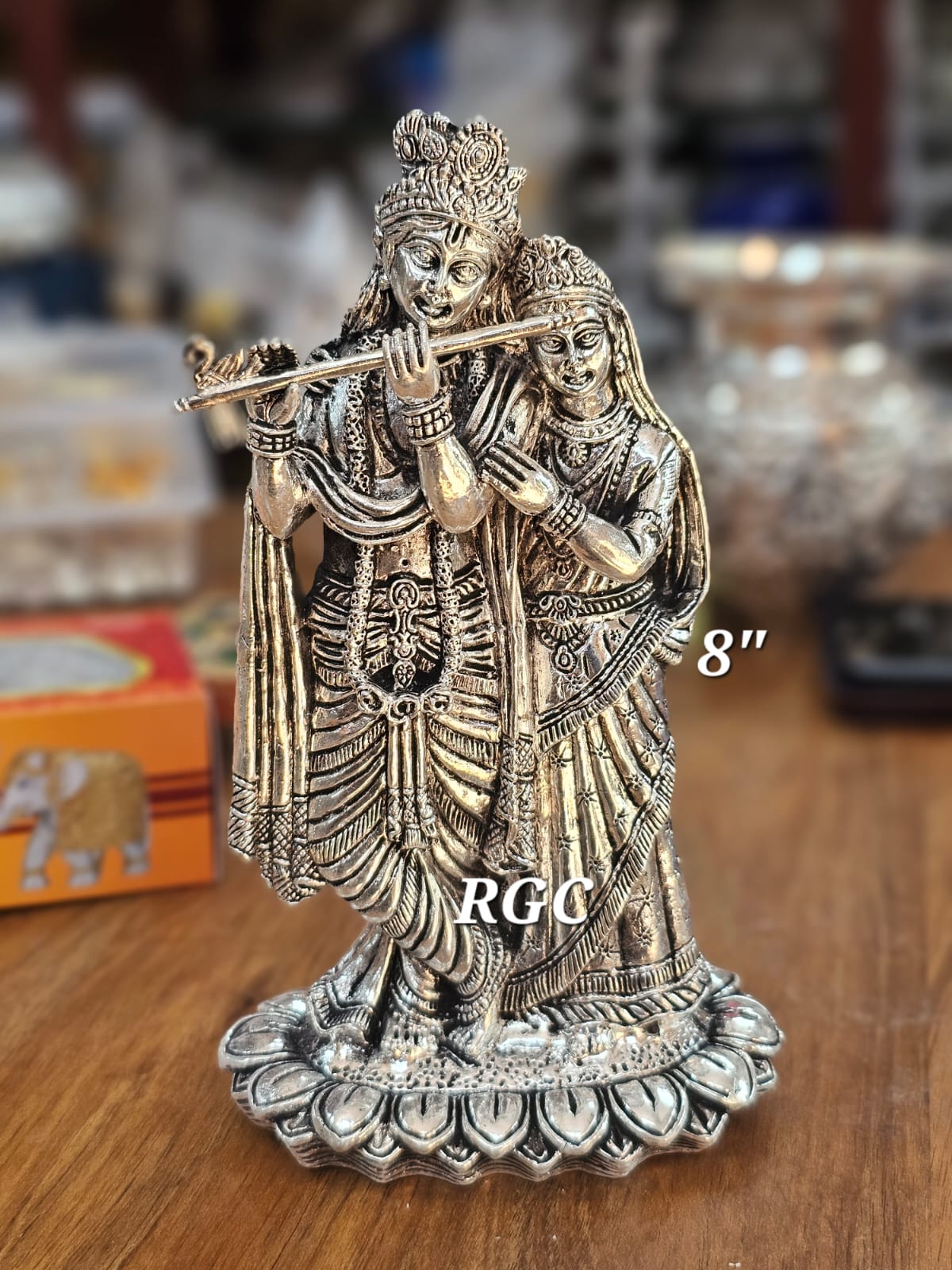 Radha Rani Pick Antique German Silver fine finish Radha Krishna – Cherrypick