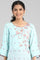 Blue Printed kurta