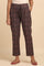 Folksong By W Lilac Hand Block Printed Straight Pants