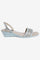 Aurelia Laser Cut Mint Green Square Wedge