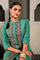 Pop Green Printed Festive Full Placket kurta