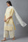 Yellow Embroidered kurta with Brasso Panels