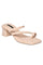 W Solid Blush Square Toe Block