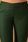 Green Soild Slim Pants