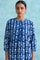 Indigo Booti Dabu Print kurta