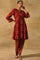 Red Solid Salwar