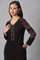 Brown Embroidered Plus Size Winter Kurta