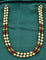 Designer 2-Lines Pearls and Red Beads Mala