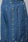 Blue Embellished Short Kurta, Sharara and Dupatta Set