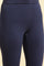 Ink Blue Cotton Jersey Lycra Tights