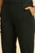 Dark Green Slim Fit Elasticated Western Pants