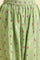 Green Embroidered Kurta, Salwar And Pink Chiffon Dupatta Set