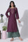 Purple Embroidered Kurta And Pants Set