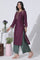 Purple Embroidered Kurta And Pants Set