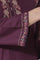 Purple Embroidered Kurta And Pants Set