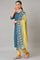 Blue Thread Embroidered Kurta Set