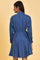 Blue Polka Dot Embroidered Dress