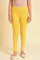 Yellow Cotton Jersey Tights