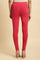 Pink Cotton Jersey Tights