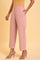 Pink Straight Fit Trouser Pants