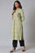 Light Green Printed kurta Set