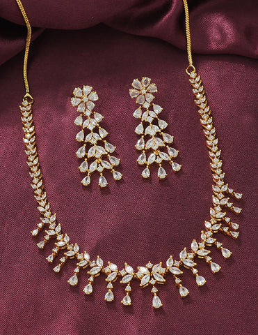 Designer Zirconia Elegance Necklace Set