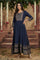Navy Blue Embroidered Anarkali Dress
