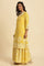 Yellow Chikankari Embroidered Kurta, Sharara And Dupatta Set