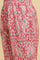 Pink Paisely Printed Coordinated Kurta, Pants And Dupatta Set