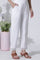 White Printed A-Line Cotton Kurta And Pants Set