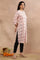 Pink Printed Kurta And Pants Set