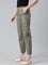 Women Olive Green Chinos Trousers