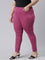 Women Solid Fuchsia Super Stretch Jeggings