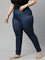 Women Solid Blue Denim Legging