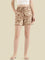 Brown Woven Viscose Printed Lounge Shorts