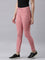 Women Solid Light Coral Super Stretch Jeggings