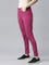 Women Solid Fuchsia Super Stretch Jeggings