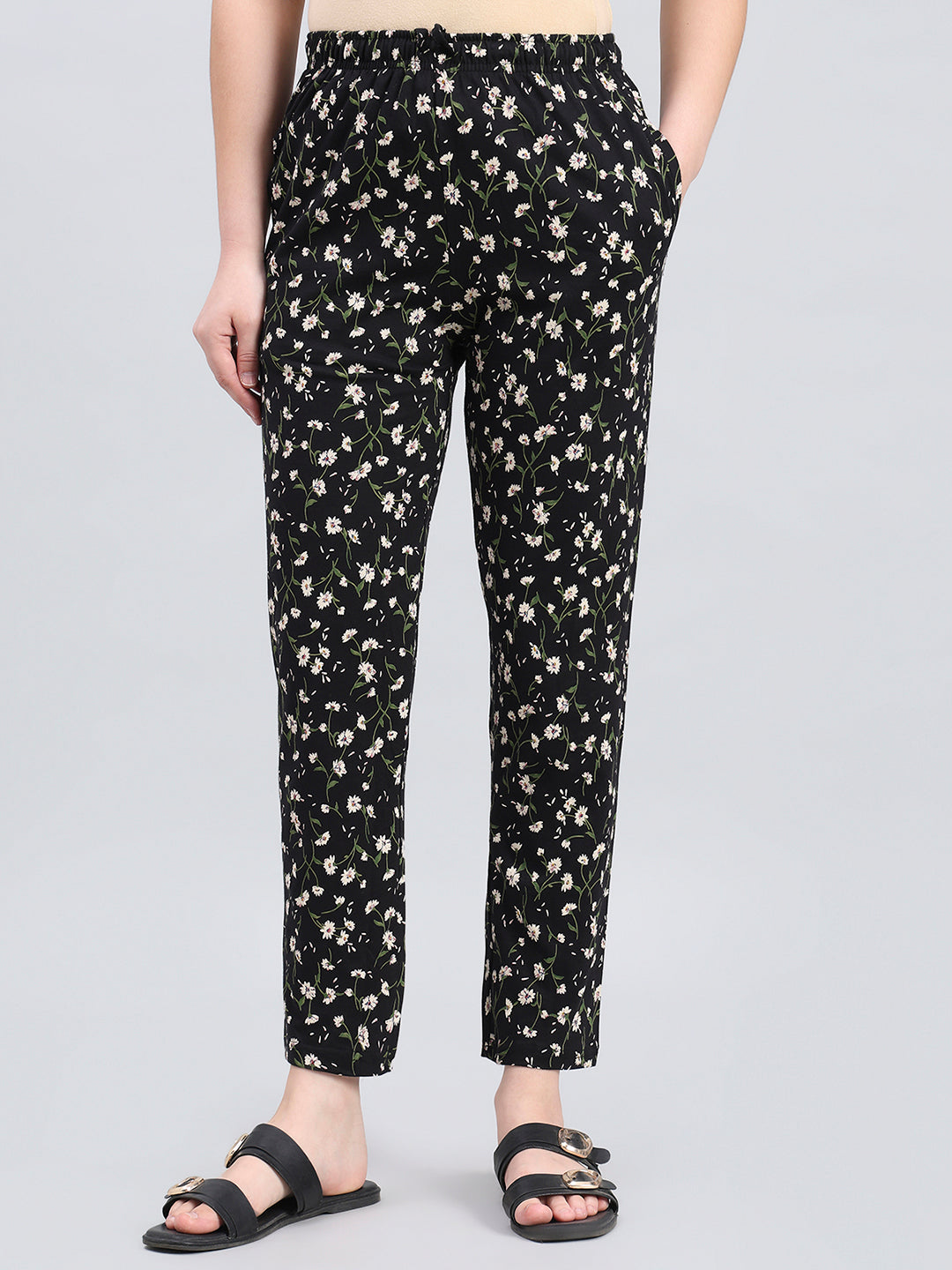 Black Knit Lounge Pants