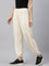 Women Solid Ecru Harem Pants