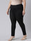 Women Solid Black Denim Jeggings