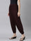 Dark Wine Viscose Stretch Harems