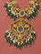 Designer Radiant Emerald Matt Kempu Necklace Set