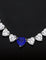 Rhodium Polish Zirconia Necklace Set