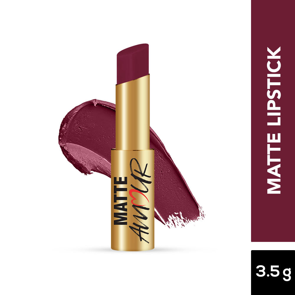 Jaquline USA Matte Amour Matte Lipstick: Passionate 03