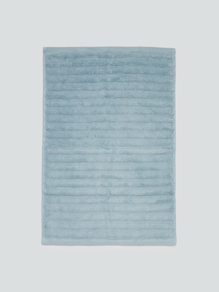 Buy Westside Home Grey Self-Striped Small 550GSM Face Towels Pack