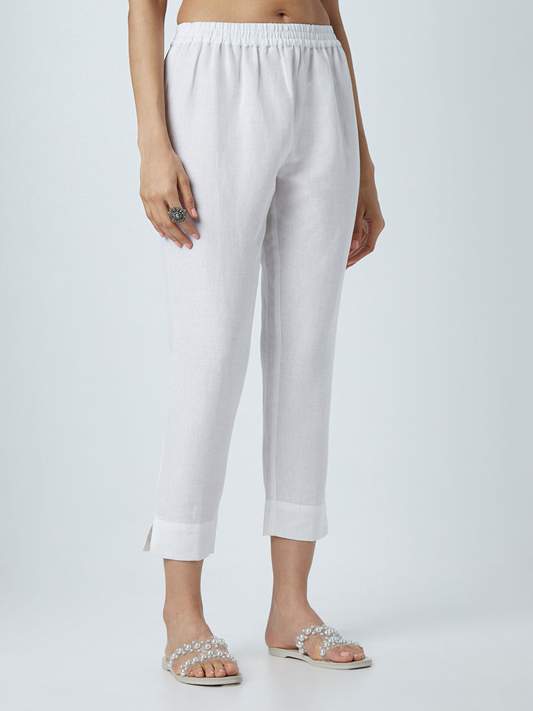 String Easy Pant - Beige - R/PE/N Ethnic Cut Jq. | Nepenthes New York