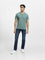 WES Casuals Sage Melange Cotton Slim-Fit T-Shirt