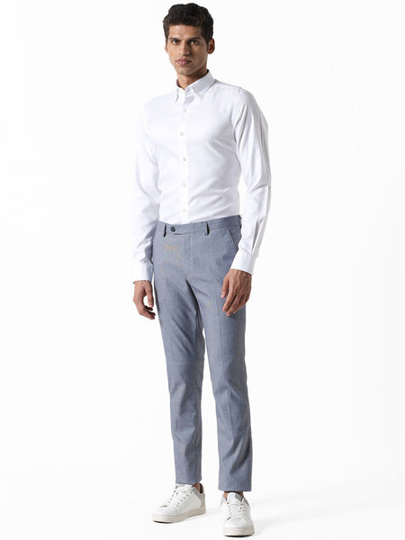 Buy WES Formals by Westside Light Khaki Carrot Fit Trousers Online at best  price at TataCLiQ