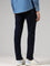 WES Casuals Navy Blue Relaxed Fit Mid Rise Denim Jeans